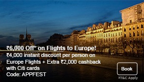 Fly to Europe today!