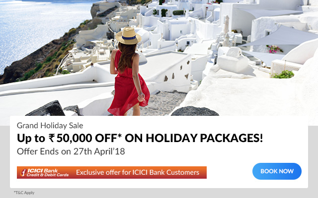 Grand Holiday Sale: Up to Rs. 50,000 OFF* on holiday packages
