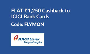 Flat Rs. 1250 Cashback to ICICI Bank Cards