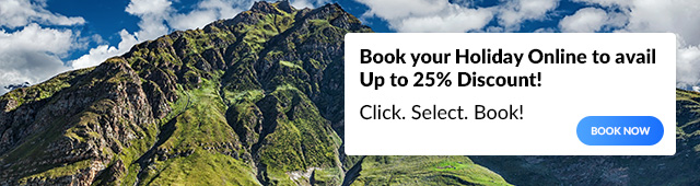 Book your Holiday Online to avail Up to 25% Discount!