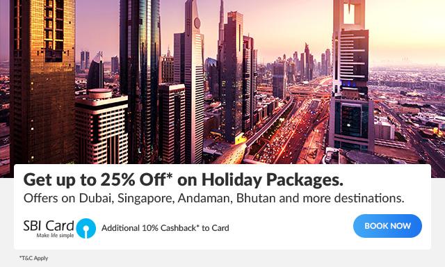 Get up to 25% Off* on Holiday Packages