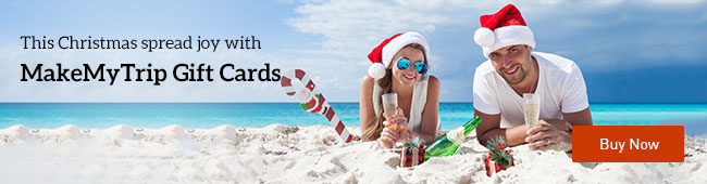 This Christmas spread joy with MakeMyTrip Gift Cards