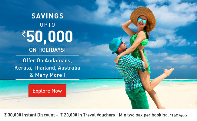 Saving upto Rs. 50,000 on holidays!