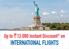 Up to Rs. 12,000 Instant Discount* on International Flights