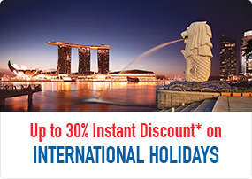 Up to 30% Instant Discount* on International Holidays