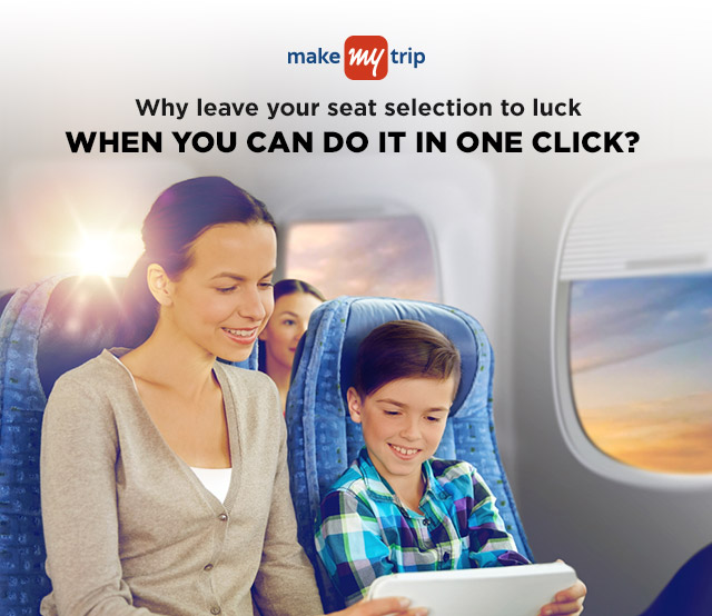 Why leave your seat selection to luck when you can do it in one click!